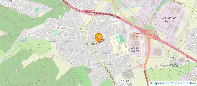 localisation de l'entreprise GROUPE LOCAL ACTION DES CHRETIENS POUR L'ABOLITION DE LA TORTURE DE FENSCH  FAMECK