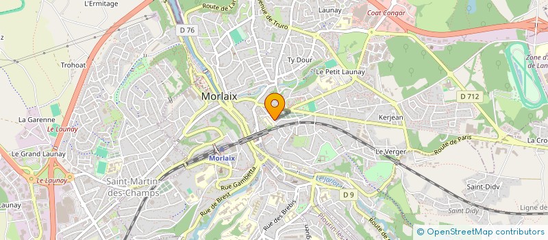 localisation de l'entreprise GROUPE LOCAL ACTION DES CHRETIENS POUR L'ABOLITION DE LA TORTURE DU PAYS DE MORLAIX à MORLAIX