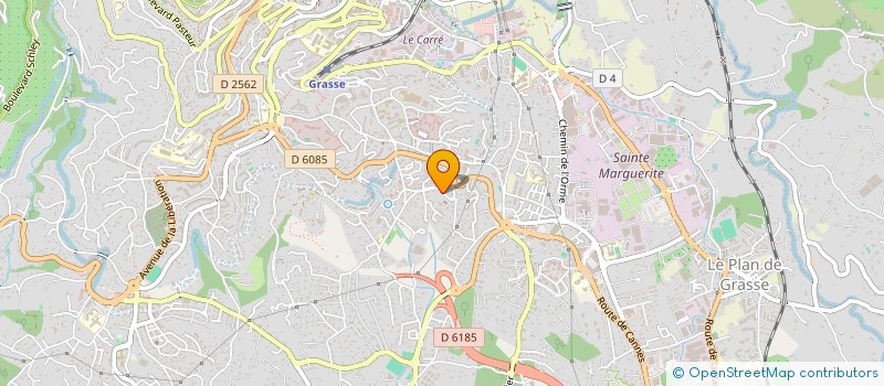 localisation de l'entreprise GROUPE LOCAL DES LIBRES PENSEURS DE GRASSE ET DE SON SECTEUR à GRASSE