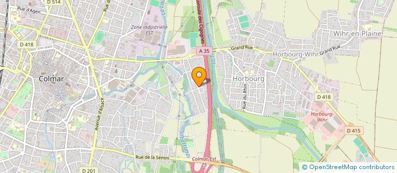 localisation de l'entreprise GROUPE LOGIQ' PRO BAT  COLMAR