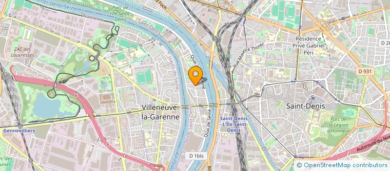 localisation de l'entreprise GROUPE LOIC DABLE  L'ILE-SAINT-DENIS