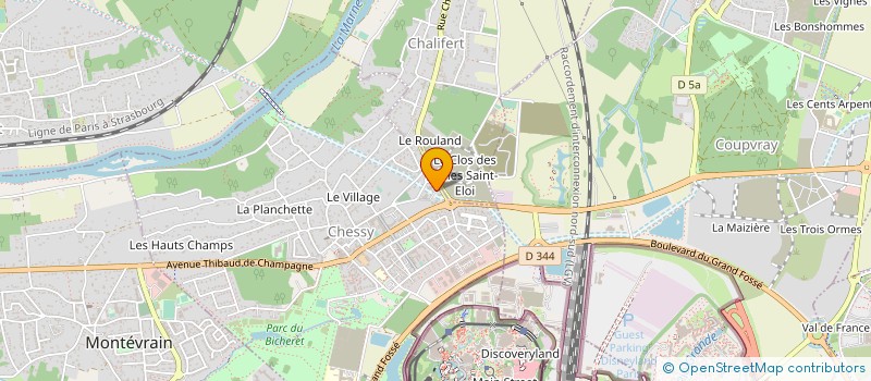 localisation de l'entreprise GROUPE LOISELEUR GRAND PARIS EST à BAILLY-ROMAINVILLIERS