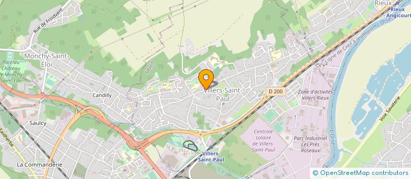 localisation de l'entreprise GROUPE LOISELEUR HAUTS DE FRANCE GRAND PARIS  VILLERS-SAINT-PAUL