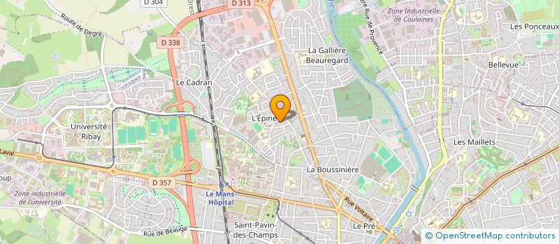 localisation de l'entreprise GROUPE LOMATEM à LE MANS