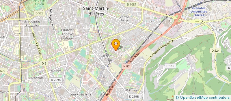 localisation de l'entreprise GROUPE LOMY à SAINT-MARTIN-D'HERES