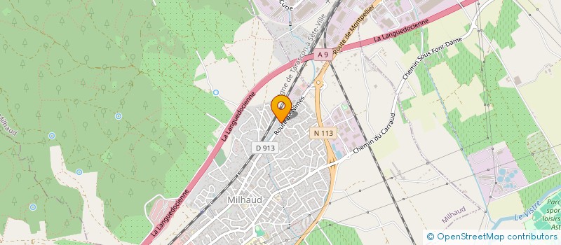 localisation de l'entreprise GROUPE LOREBI  MILHAUD