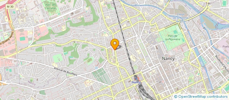 localisation de l'entreprise GROUPE LORRAIN D'ETUDES GEOGRAPHIQUES  NANCY