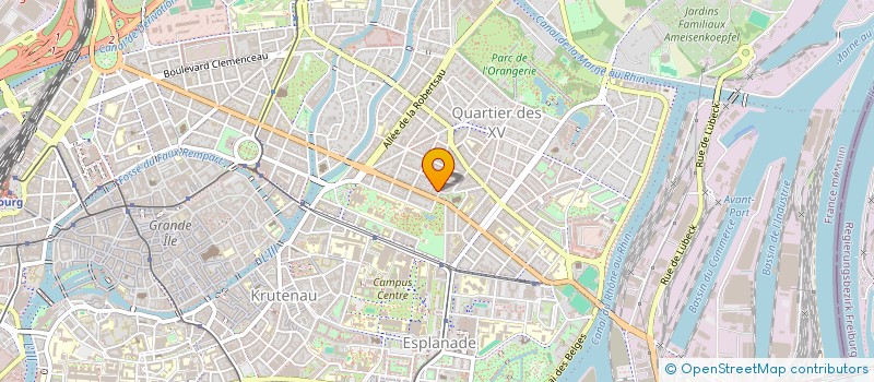 localisation de l'entreprise GROUPE LOSSAULT  STRASBOURG