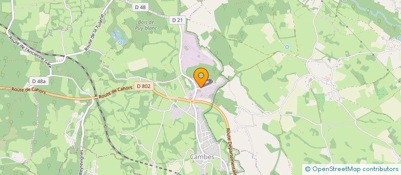 localisation de l'entreprise GROUPE LOTOQUINE  CAMBES