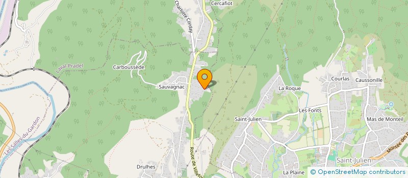 localisation de l'entreprise GROUPE LOUIS PLANCHER SA  SAINT-MARTIN-DE-VALGALGUES