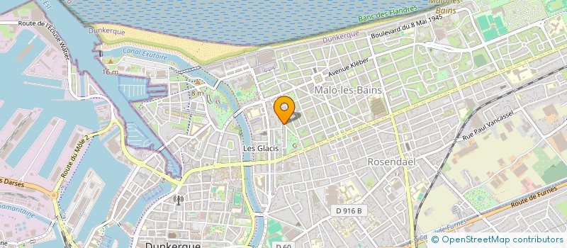 localisation de l'entreprise GROUPE LP à DUNKERQUE