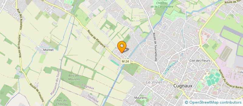 localisation de l'entreprise GROUPE LPM  CUGNAUX