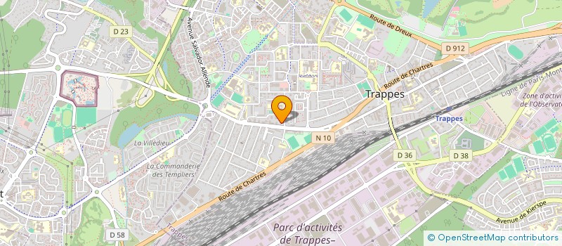 localisation de l'entreprise GROUPE LTE  TRAPPES