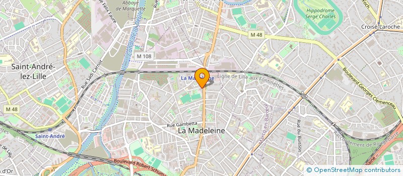 localisation de l'entreprise GROUPE LUEUR à LA MADELEINE