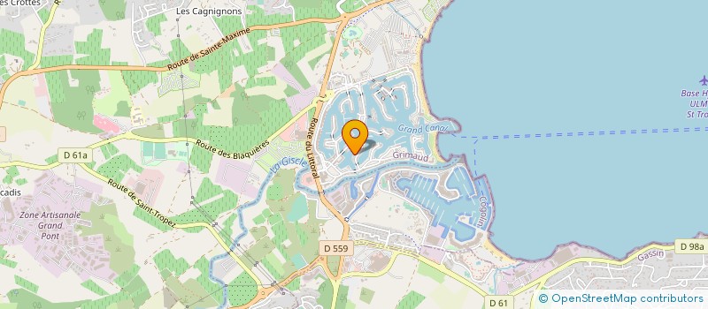 localisation de l'entreprise GROUPE LUFTMAN FINANCE GLF à GRIMAUD