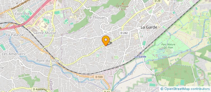 localisation de l'entreprise GROUPE LUMICOM VOLTA CONCEPT à LA GARDE