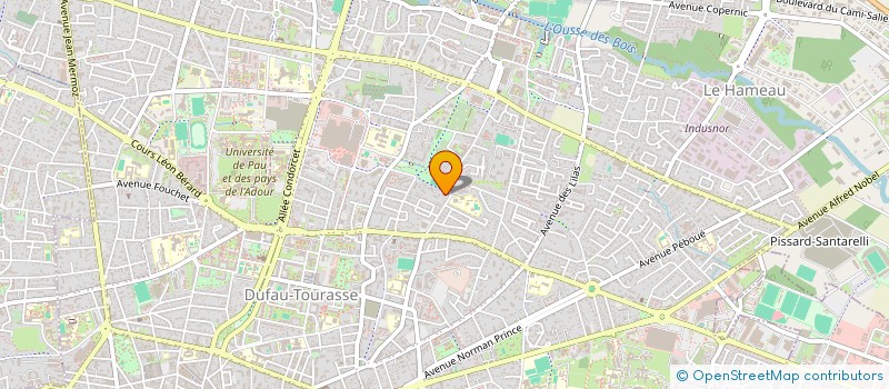localisation de l'entreprise GROUPE LUMIERE à PAU