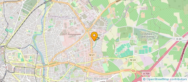 localisation de l'entreprise GROUPE LUNDI MATIN à MONTPELLIER