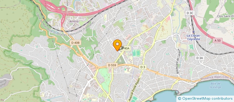 localisation de l'entreprise GROUPE LUPO INVEST & CAPITAL  LA CIOTAT