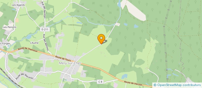 localisation de l'entreprise GROUPE LVMF  MERY-SUR-CHER