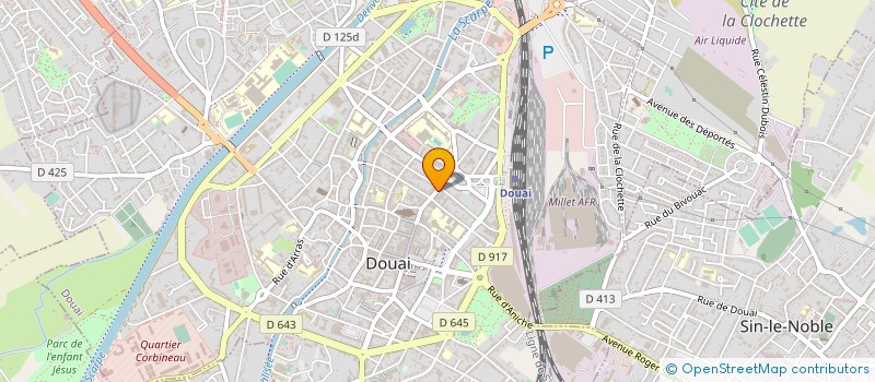 localisation de l'entreprise GROUPE LX à DOUAI