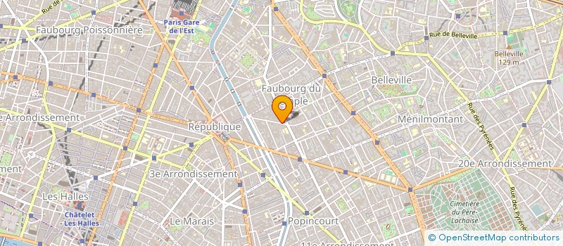 localisation de l'entreprise GROUPE LYRIQUE ACTION SCENIQUE  PARIS