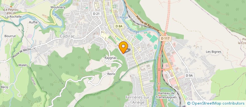 localisation de l'entreprise GROUPE LZN à FOIX