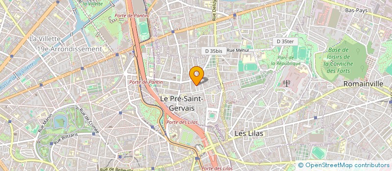 localisation de l'entreprise GROUPE M & A INVESTISSEMENT à LE PRE-SAINT-GERVAIS