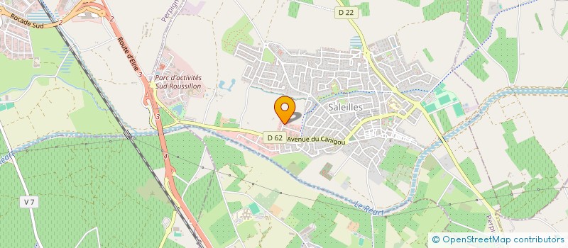 localisation de l'entreprise GROUPE M B F à SALEILLES