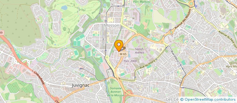 localisation de l'entreprise GROUPE M.L  MONTPELLIER