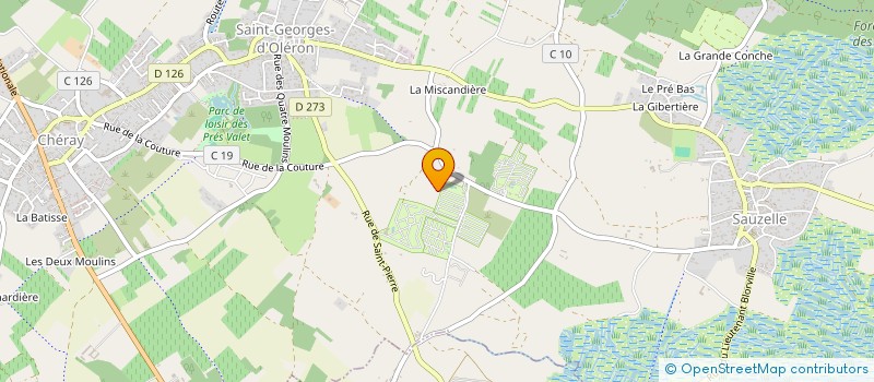 localisation de l'entreprise GROUPE M.L.T.  SAINT-GEORGES-D OLERON