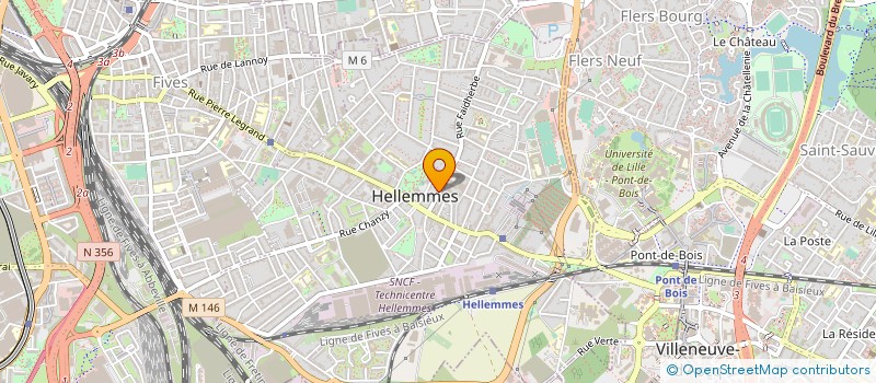 localisation de l'entreprise GROUPE M LAB à LILLE