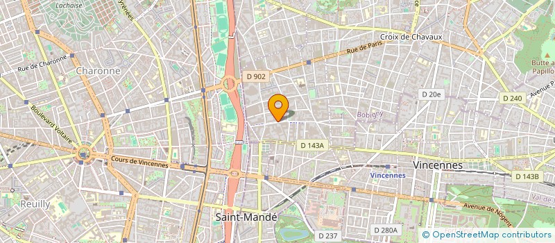 localisation de l'entreprise GROUPE M MEDIA  MONTREUIL