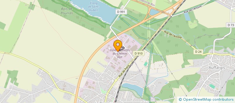 localisation de l'entreprise GROUPE M.V.  LE PERRAY-EN-YVELINES