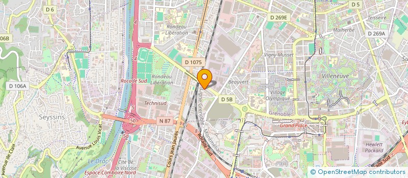 localisation de l'entreprise GROUPE M2R  GRENOBLE