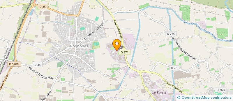 localisation de l'entreprise GROUPE MAEVA CARRELAGE  ROGNONAS