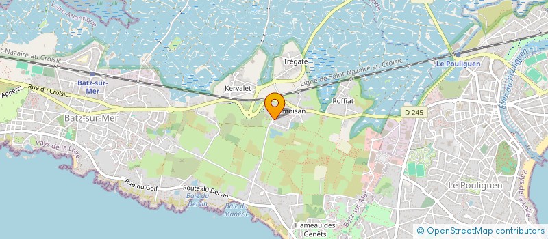 localisation de l'entreprise GROUPE MAHE  BATZ-SUR-MER