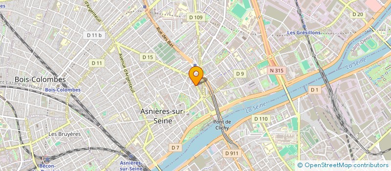 localisation de l'entreprise GROUPE MAISON SOLIDAIRE  ASNIERES-SUR-SEINE