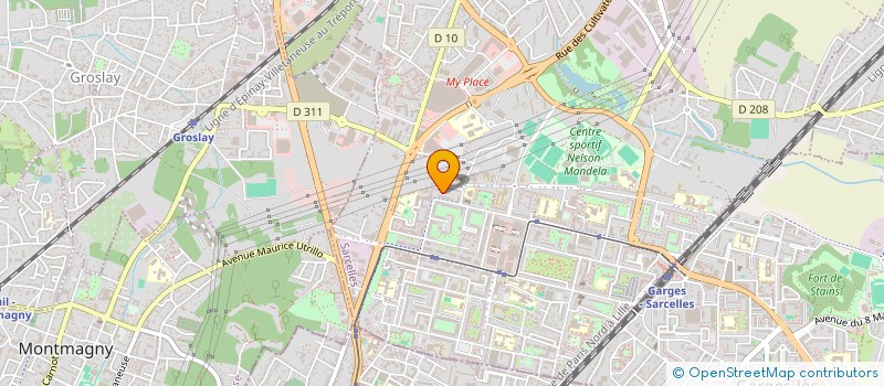 localisation de l'entreprise GROUPE MAISON VERTE à SARCELLES