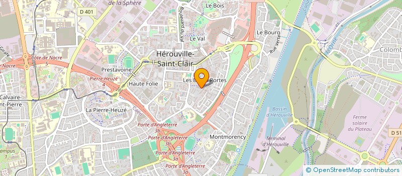 localisation de l'entreprise GROUPE MAIZA à HEROUVILLE SAINT CLAIR
