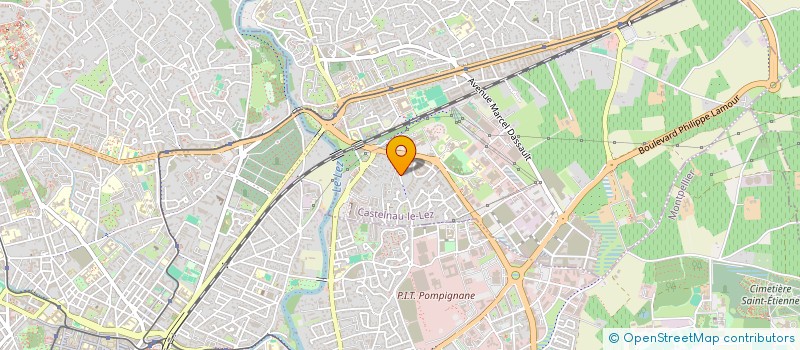 localisation de l'entreprise GROUPE MAJESTIC à CASTELNAU-LE-LEZ