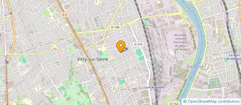 localisation de l'entreprise GROUPE MANELS  VITRY-SUR-SEINE