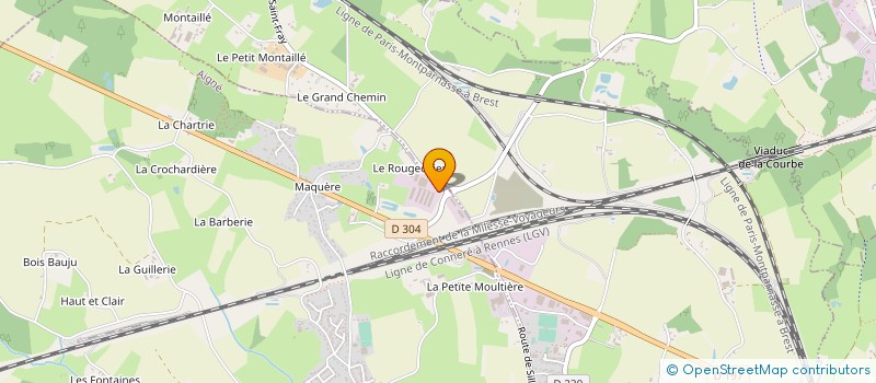 localisation de l'entreprise GROUPE MARCHAND  TRANGE