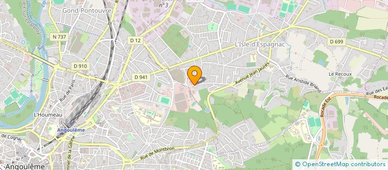 localisation de l'entreprise GROUPE MARCHAND  L'ISLE-D'ESPAGNAC