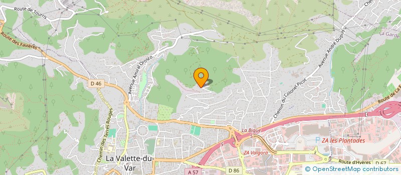 localisation de l'entreprise GROUPE MARIN à LA VALETTE-DU-VAR
