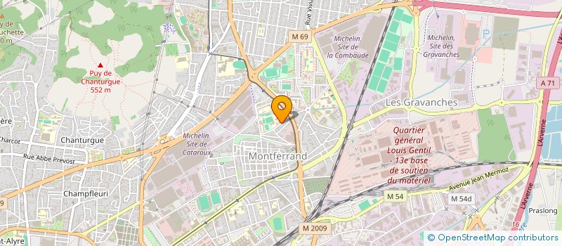 localisation de l'entreprise GROUPE MARKETING SERVICES à CLERMONT-FERRAND