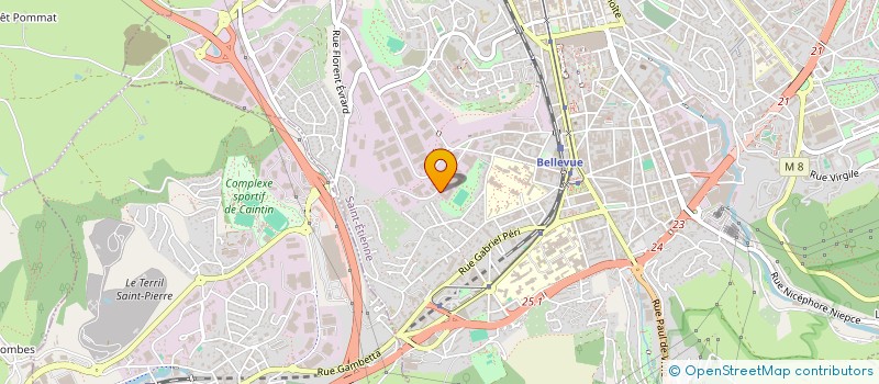 localisation de l'entreprise GROUPE MARY'S  SAINT-ETIENNE