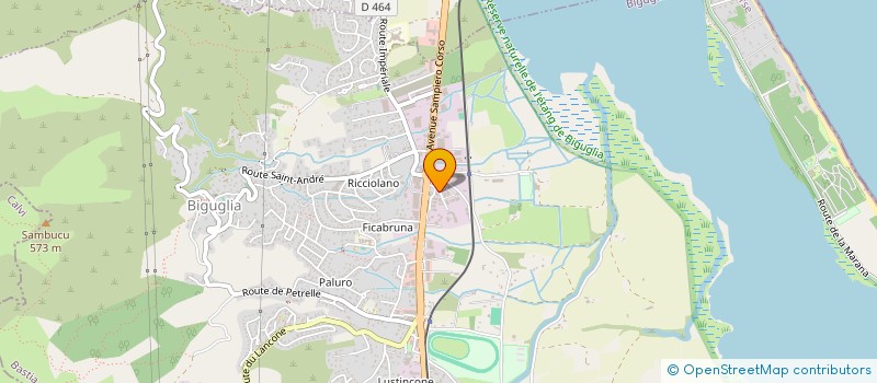 localisation de l'entreprise GROUPE MAS à BIGUGLIA