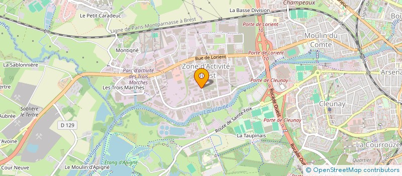 localisation de l'entreprise GROUPE MAT'INOV à RENNES