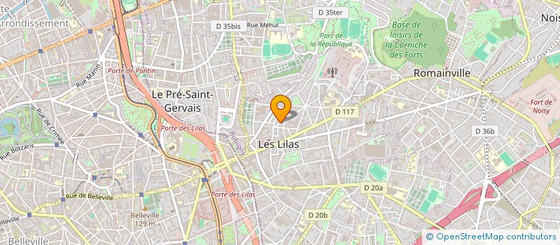localisation de l'entreprise GROUPE MATFER BOUGEAT à LES LILAS